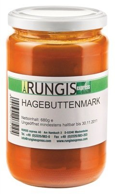 Organic Rungis Rosehip Jam 680g - Delicious Fruit Spread for Breakfast, Desserts & Baking - Gluten-Free & Vegan-Friendly