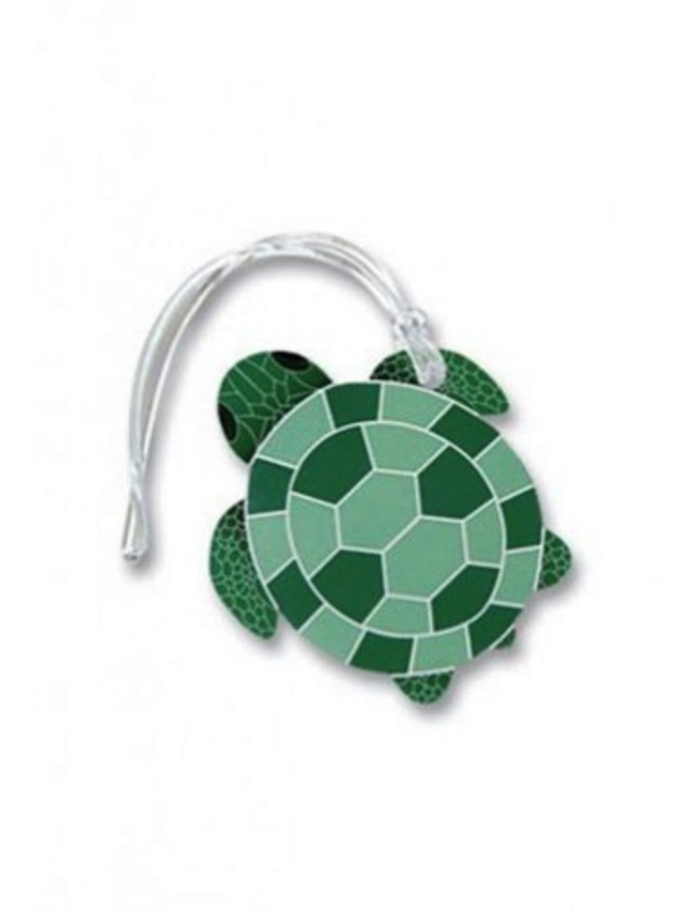 Premium Green & Teal Turtle (Honu) Luggage Tag - Durable & Stylish Travel Accessory for Suitcases, Backpacks, and Bags | Perfect for Vacations, Business Trips, and Air Travel
