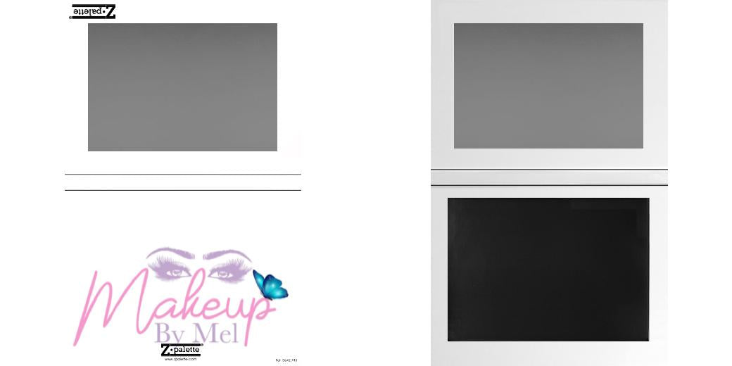 Custom Extra Large Z Palette - Magnetic Makeup Palette for Eyeshadows & Blush - Perfect for Professional Artists & Travel Makeup Organizer
