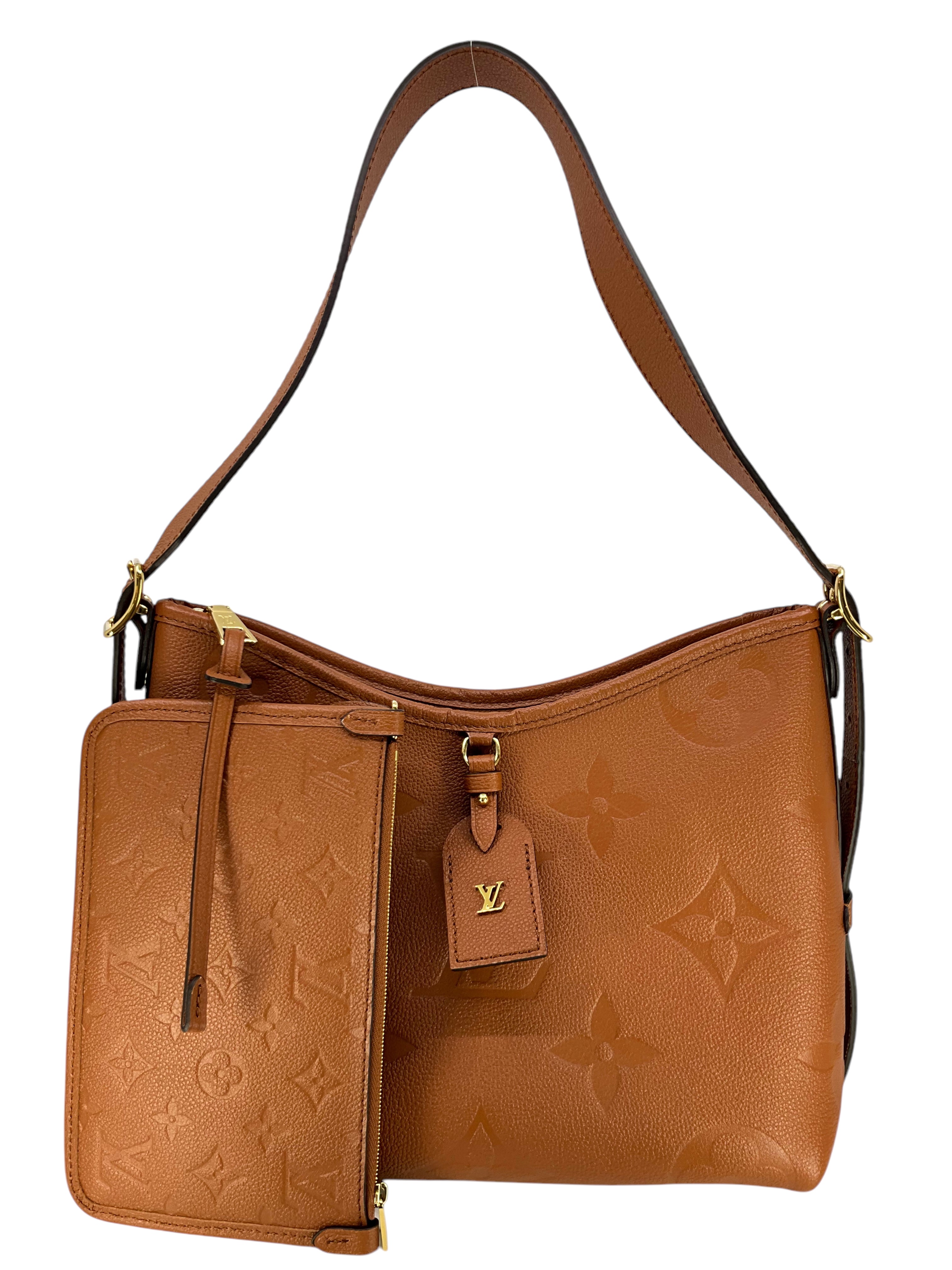 Authentic Louis Vuitton Giant Monogram Empreinte Leather Carryall PM Handbag - Luxury Tote for Women, Perfect for Work, Travel & Everyday Use
