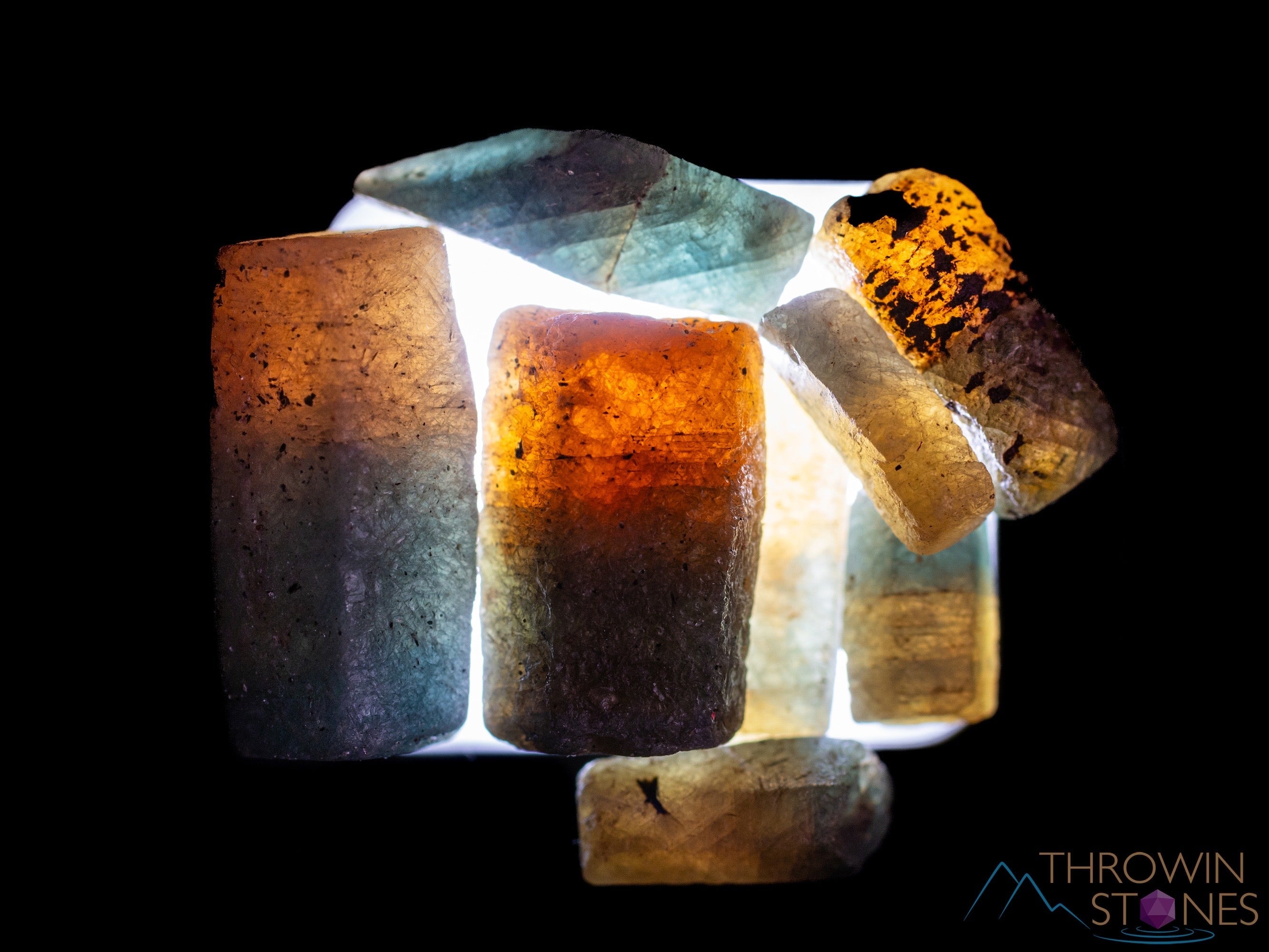 Natural Bicolor Sapphire Raw Crystals - Genuine Birthstones & Healing Gemstones for Jewelry Making (E1596) | Perfect for DIY Crafts, Crystal Healing, and Unique Gift Ideas