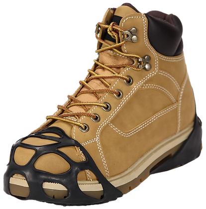 Due North All Purpose Traction Aids - Ice & Snow Grips for Shoes - Non-Slip Cleats for Walking, Hiking & Winter Safety (Perfect for Icy Sidewalks, Driveways & Outdoor Activities)