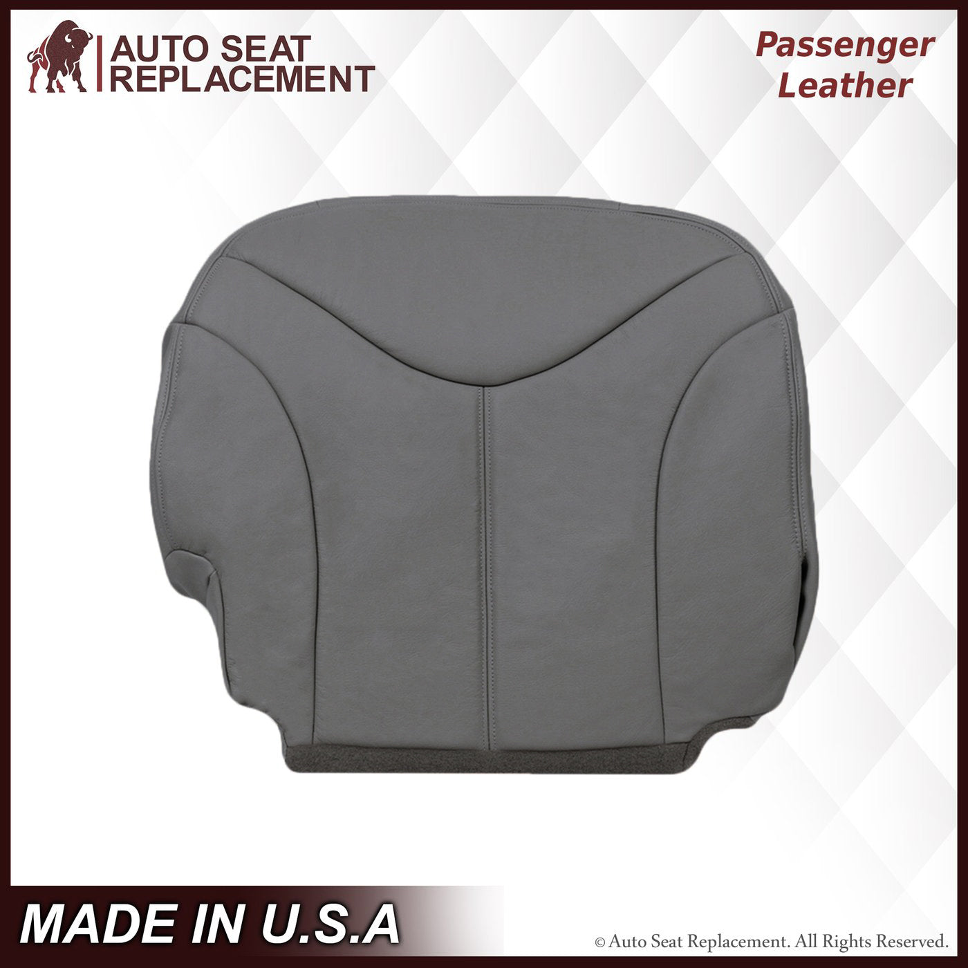 2000-2002 GMC Yukon & Sierra XL Custom Fit Seat Covers - Premium Pewter Gray Car Interior Accessories for Truck & SUV | Perfect for Road Trips, Daily Commute & Off-Road Protection