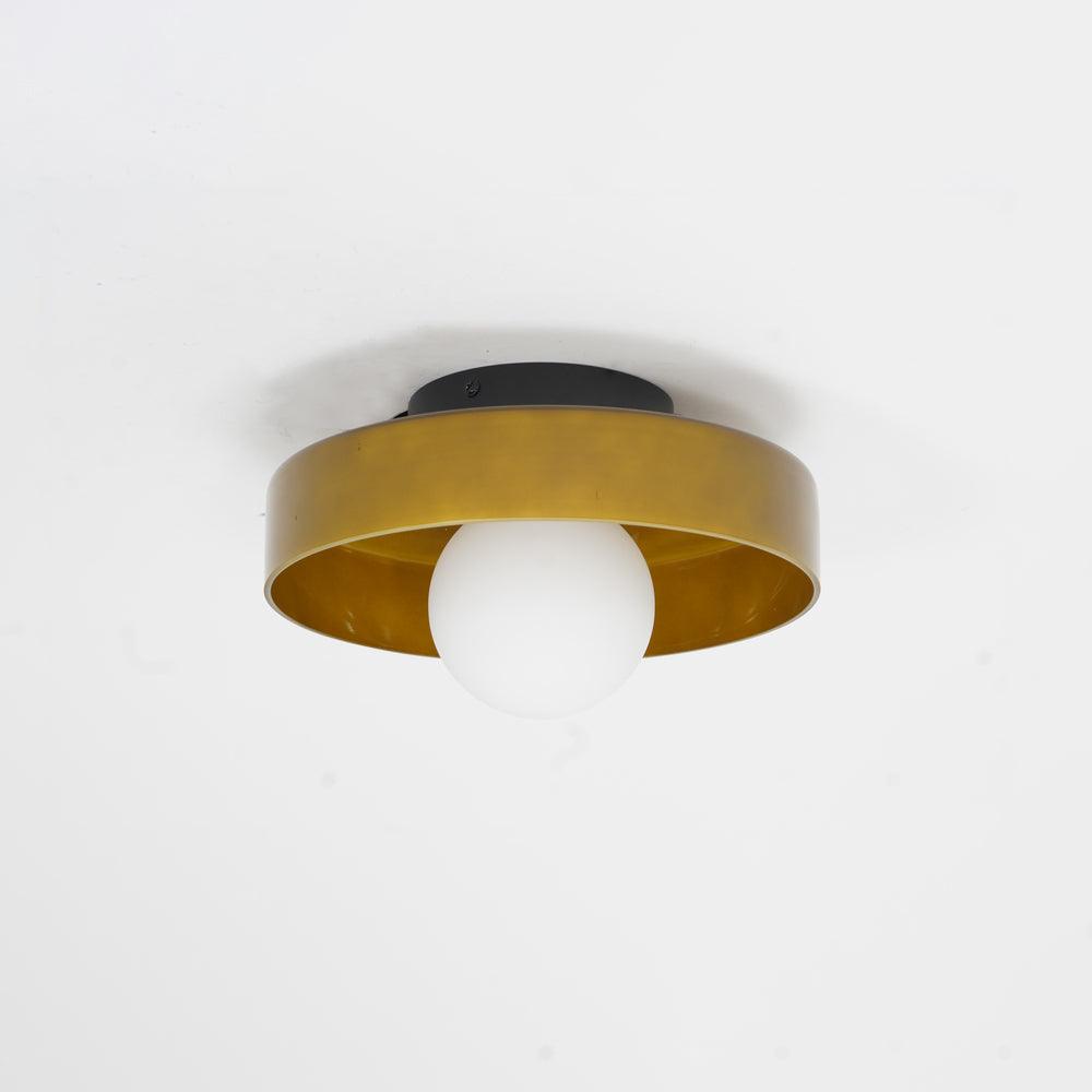 Modern Gino Ceiling Light Fixture - Energy Efficient LED Flush Mount Lighting for Bedroom, Living Room & Kitchen - Dimmable Indoor Home Decor