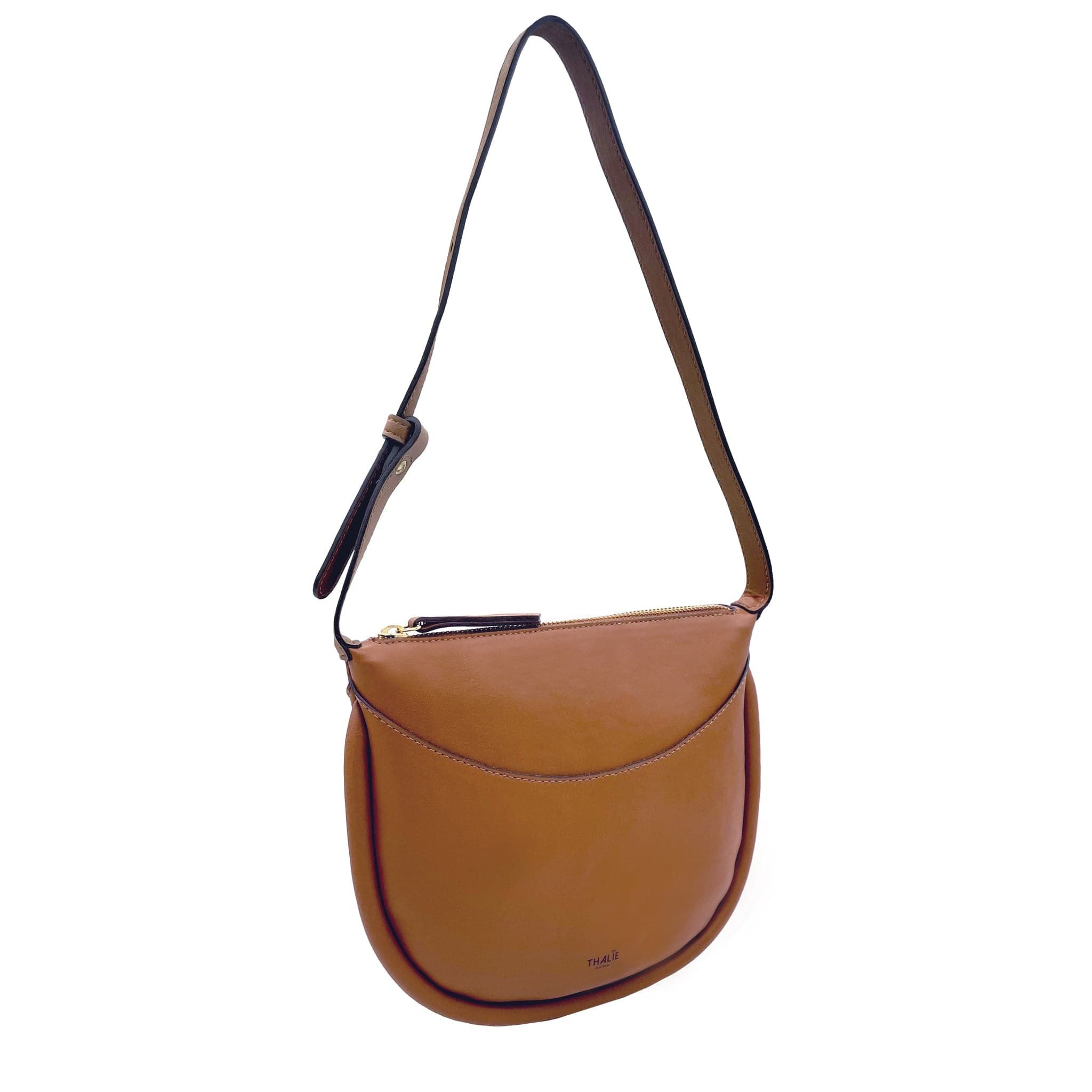 Adele Desserto® Vegan Cactus Leather Shoulder Bag for Women | Eco-Friendly Brown Handbag | Perfect for Work, Travel & Everyday Use
