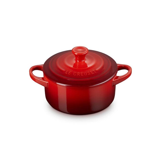 Le Creuset Mini Round Cocotte 14oz - Enameled Cast Iron Dutch Oven for Baking, Cooking & Serving - Perfect for Individual Desserts, Side Dishes & Small Portions