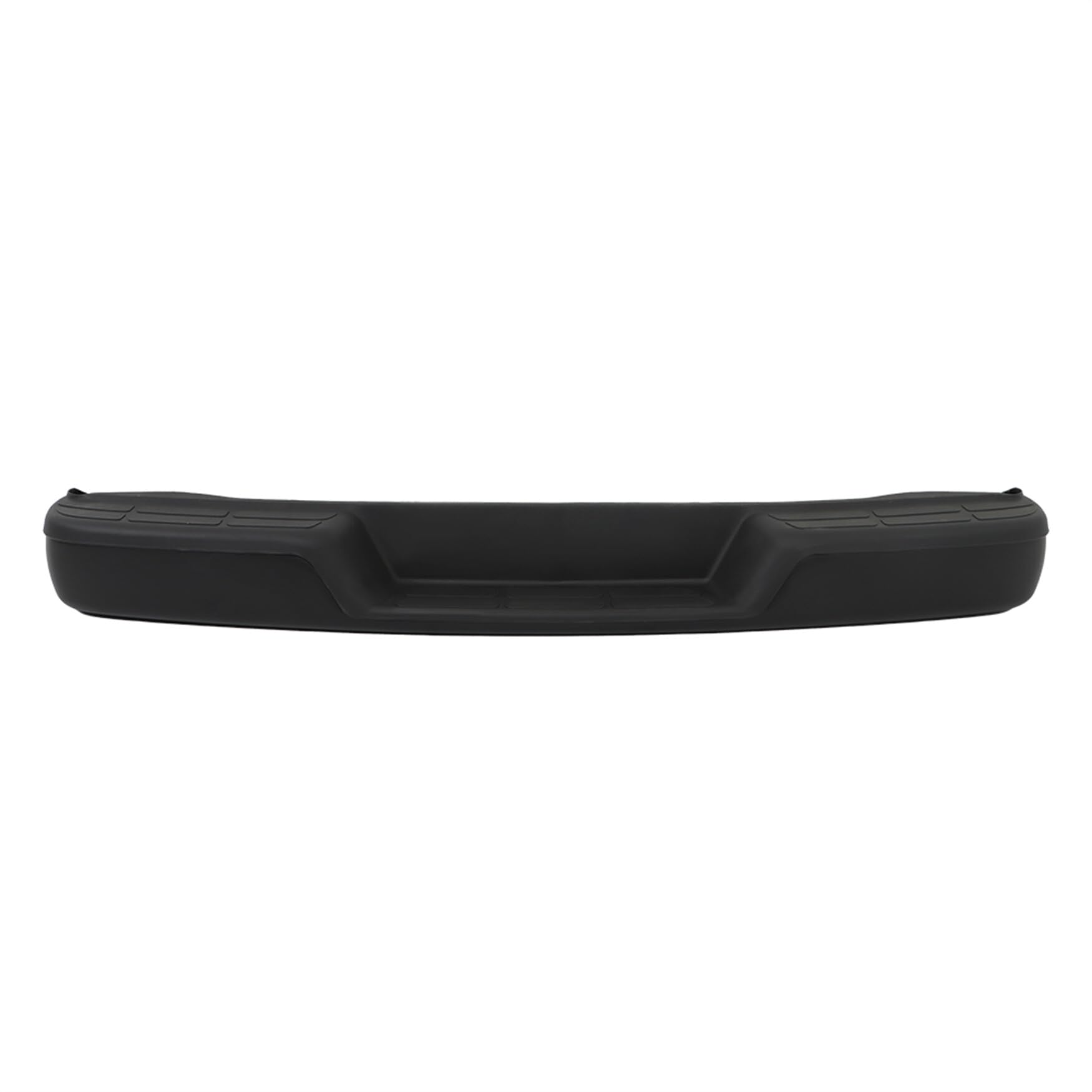 Black Steel Rear Step Bumper Replacement for 1996-2023 Chevy Express 1500/2500/3500 & GMC Savana 1500/2500/3500 - GM1103143 - Heavy Duty Protection for Towing & Loading