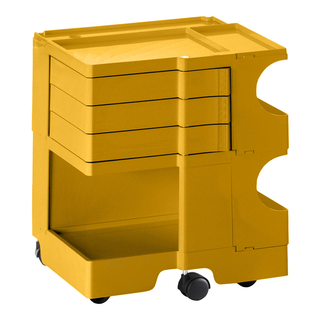 Boby Mobile Office Cart with Wheels - 20.7 Inch Height Adjustable Rolling Storage Organizer for Files, Supplies & Stationery | Perfect for Home Office, Classroom & Workplace Organization