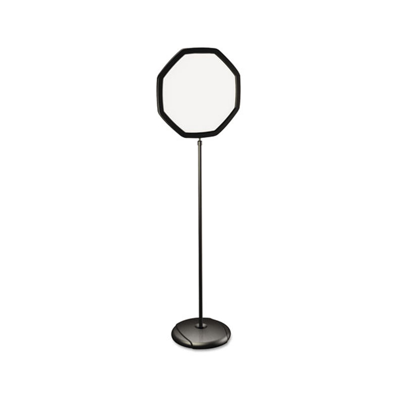 Black Frame Floor Stand Dry Erase Sign Holder - 3 Sizes for Office, Classroom & Retail Use | Portable Whiteboard Signage for Events & Presentations