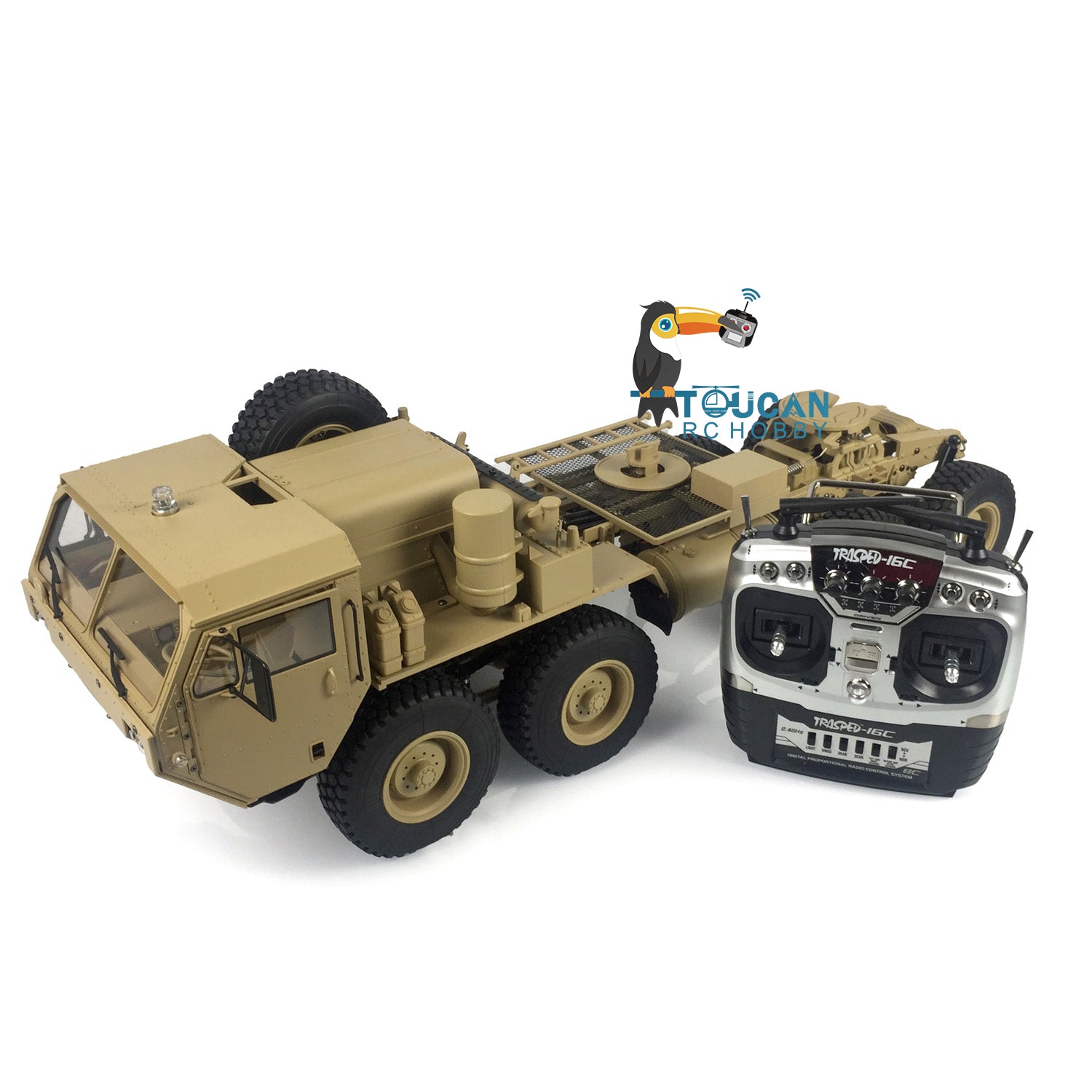 1/12 Scale 8x8 P802 Painted RC Military Truck - Remote Control Toy Car with ESC Motor for Hobbyists & Collectors | Perfect for Off-Road Adventures, Military Displays & Model Car Enthusiasts
