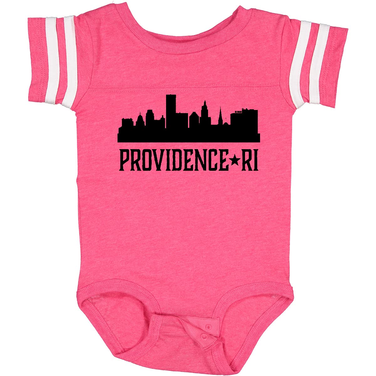 Inktastic Providence Rhode Island City Skyline Baby Bodysuit - Soft Cotton Infant Onesie for Boys & Girls - Perfect Gift for Newborns, Baby Showers & Rhode Island Residents