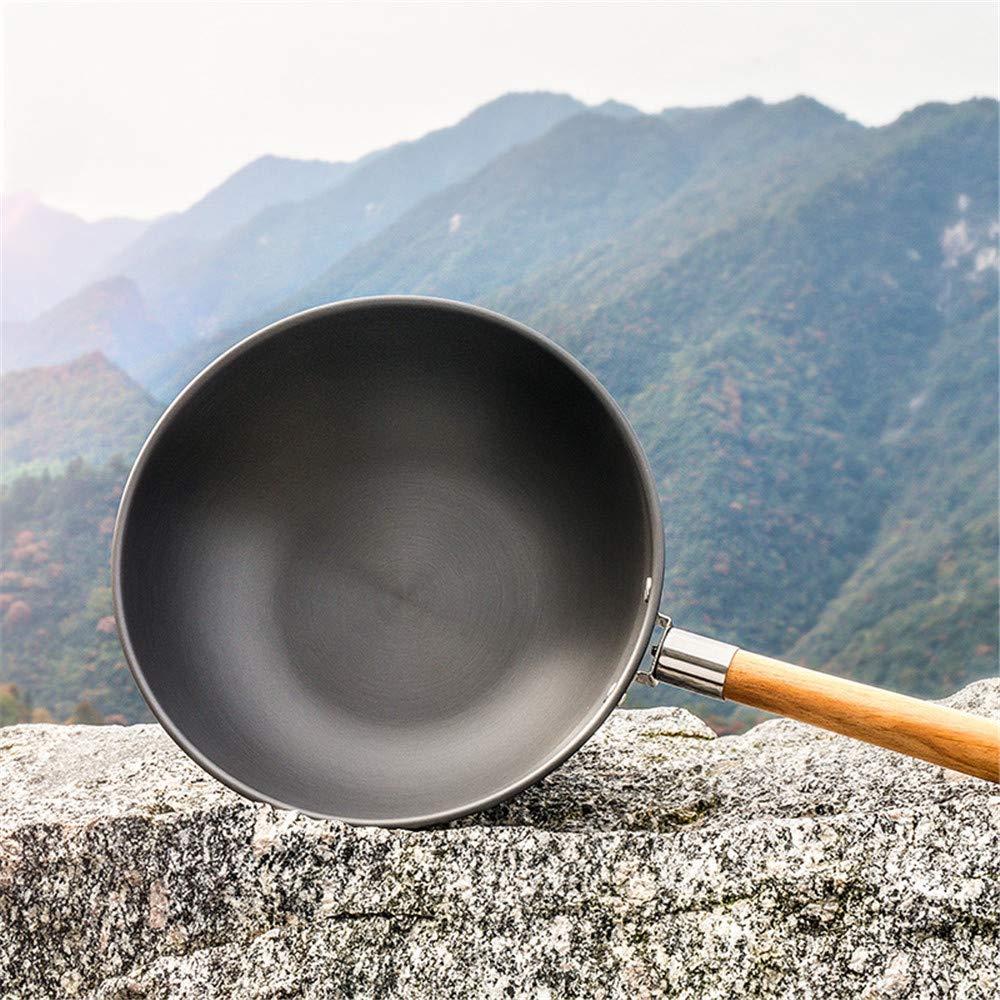 Portable Outdoor Picnic Wok with Storage Bag - Chinese Style Removable Cooking Pot for Camping, Hiking, Backpacking & Picnic Activities - Perfect for Outdoor Cooking Adventures