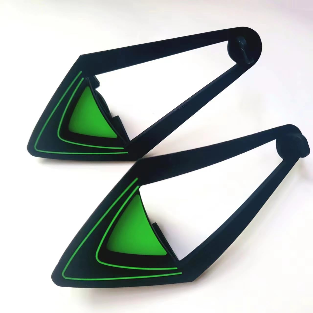 Cute Kitty Cat Ears Headphone Accessories - Compatible with HyperX, Razer, SteelSeries & More Gaming Headsets (Green) - Perfect for Cosplay, Gaming Streams & Anime Conventions