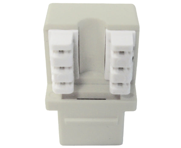 CAT3 Keystone Jack - U Style Ethernet Data Jack in Black | Ideal for Home & Office Network Installations