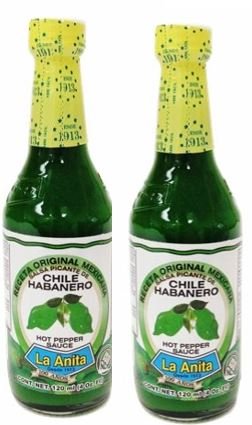 La Anita Green Habanero Hot Sauce - 2 Pack | Spicy Mexican Hot Sauce for Tacos, Wings & Grilling | Premium Artisan Hot Sauce Gift Set