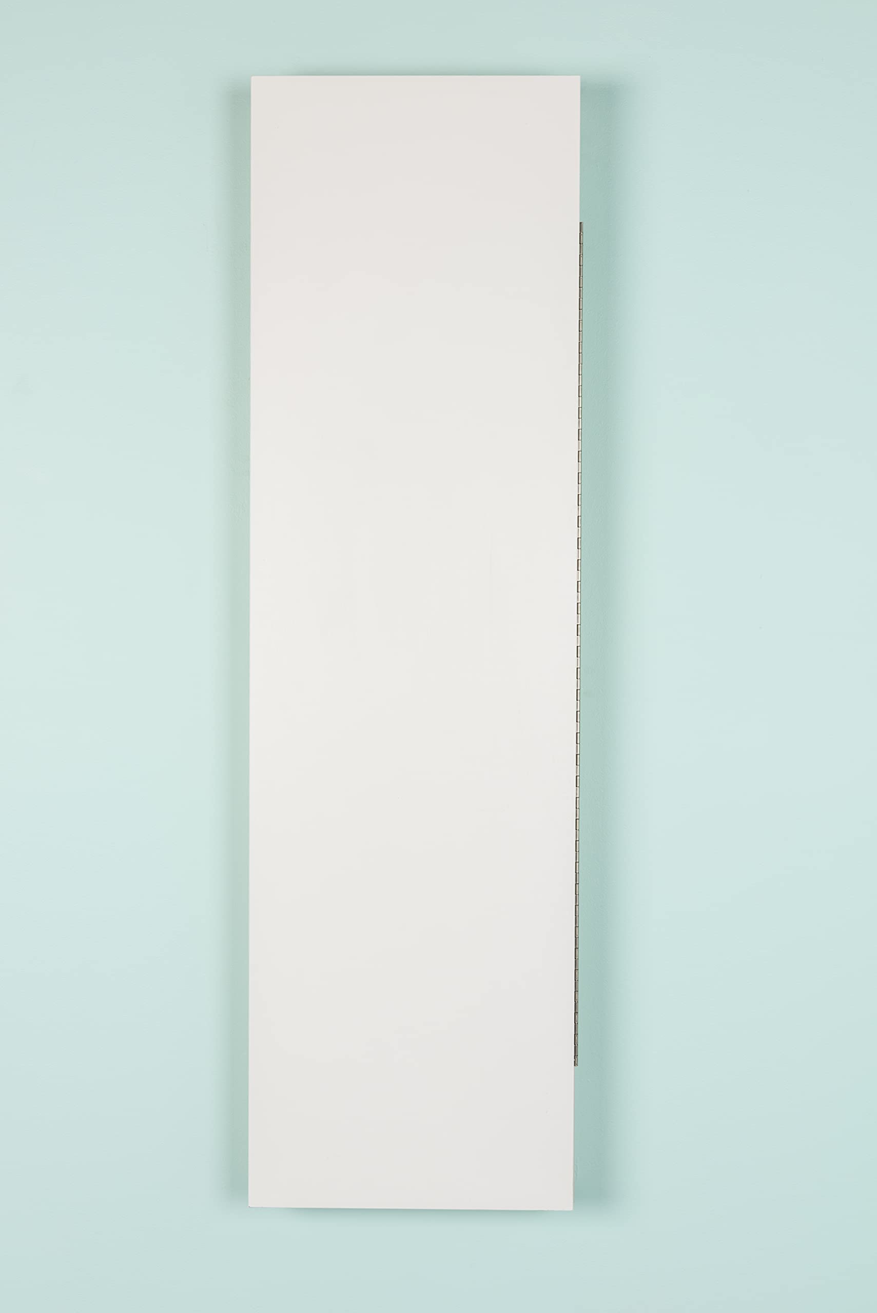 Built-In Ironing Center with 42 Inch Ironing Board | Electrical System & Hot Iron Storage | White Flat Door E42FWU | Perfect for Laundry Rooms & Home Organization