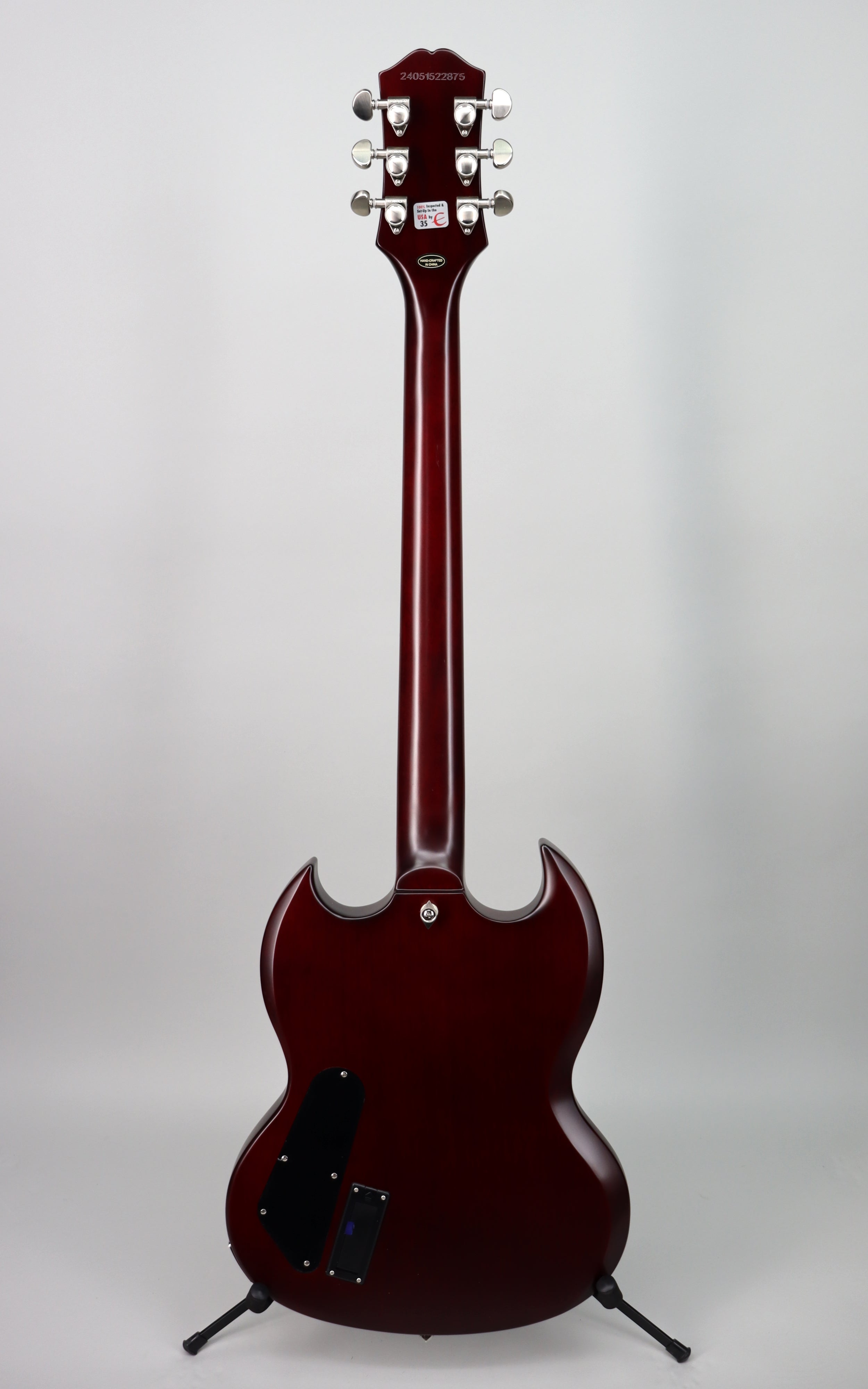 Epiphone SG Prophecy Electric Guitar - Aged Bengal Tiger Burst Finish | Perfect for Rock, Blues & Stage Performances