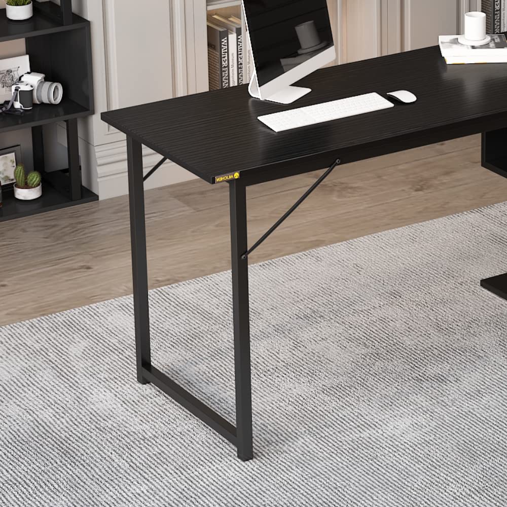 Modern L-Shaped Corner Computer Desk with 2 Shelves & Storage - Home Office Desk, Study Table & Writing Desk for Small Spaces | Perfect for Gaming, Remote Work & Student Dorm Rooms