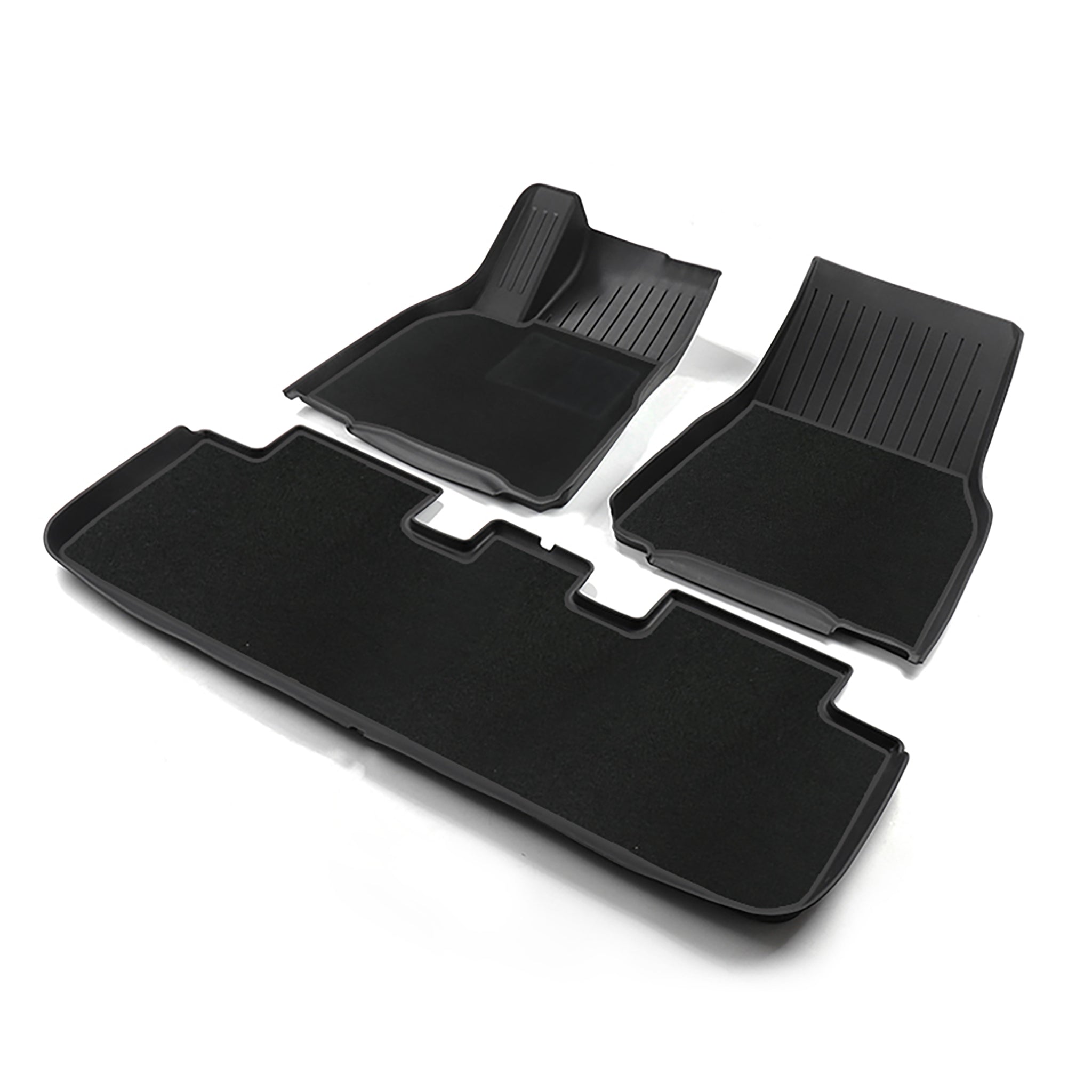 Premium Tesla Model Y All-Weather Floor Mats & Liners Full Set - 9-Piece Complete Coverage (Front, Rear, Trunk) - Heavy Duty Protection for Mud, Snow, Spills - Perfect for Road Trips & Daily Commutes