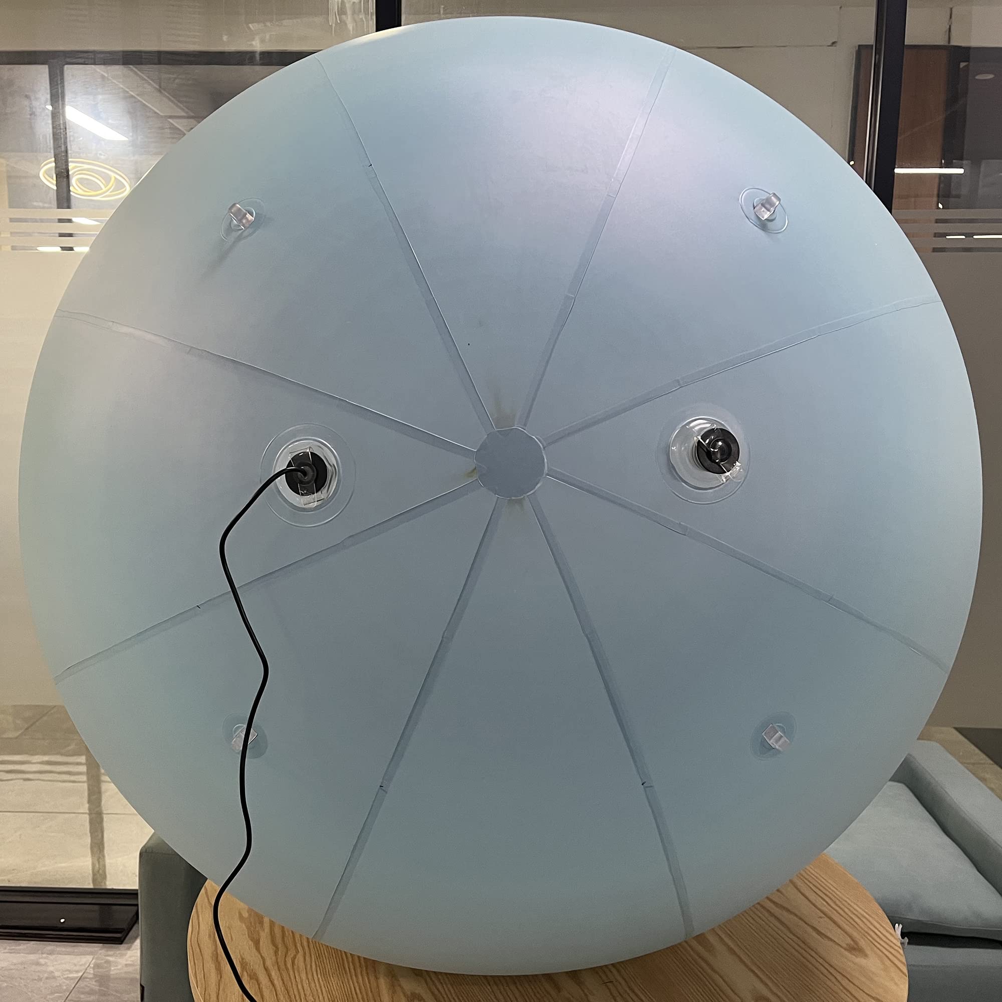 Sayok 40-Inch Large Inflatable Uranus Planet Balloon - 0.25mm PVC Solar System Model for Science Education, Planetarium Decor & Space Themed Parties - Perfect for Classroom Learning, Astronomy Events & Kids' Birthday Decorations