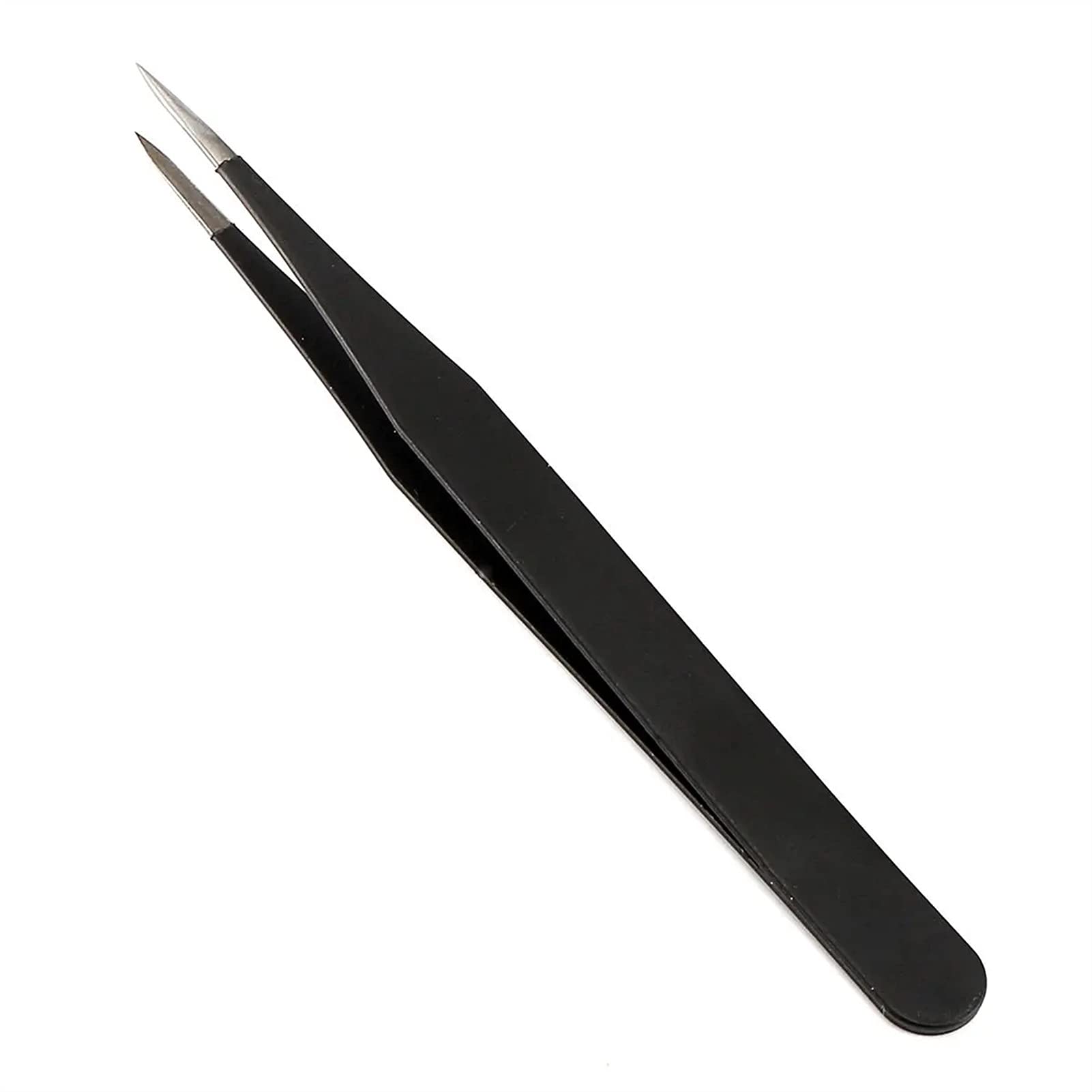 2-Piece Precision Tweezers Set - Ingrown Hair & Blackhead Remover, Eyebrow Shaping & Nail Rhinestone Tool | Perfect for Grooming, Salon Use & DIY Beauty Care