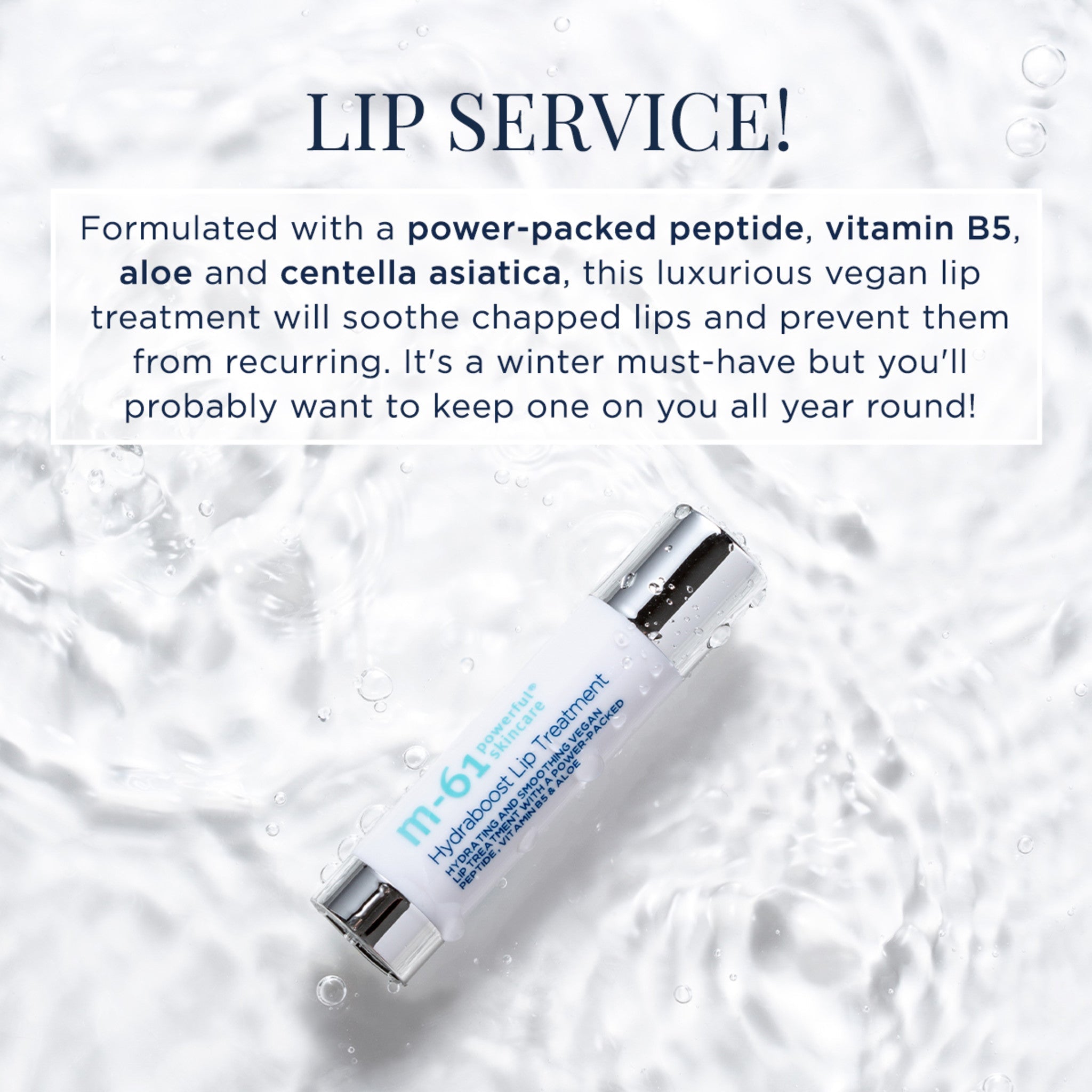 Hydraboost Lip Treatment - Ultra Hydrating Lip Balm for Dry & Chapped Lips | Perfect for Winter Skincare & Daily Lip Care