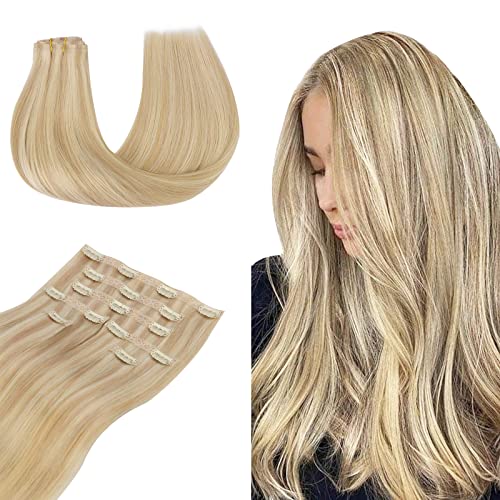 #16/22 Light Blonde Highlighted Golden Blonde