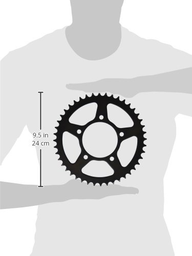 Sunstar 2-438344 43-Teeth 525 Chain Size Rear Steel Sprocket - High-Performance Motorcycle Sprocket for Dirt Bikes, ATVs, and Off-Road Riding
