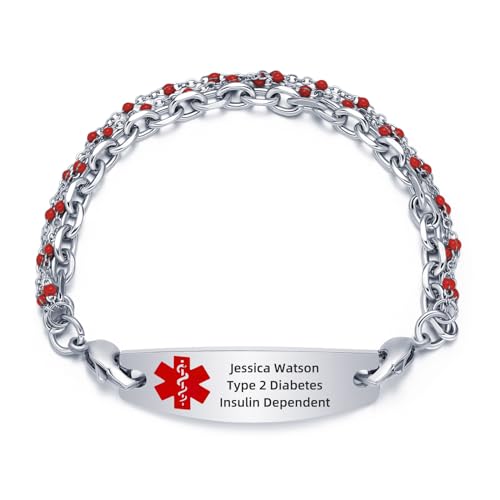 stainless steel chain_red