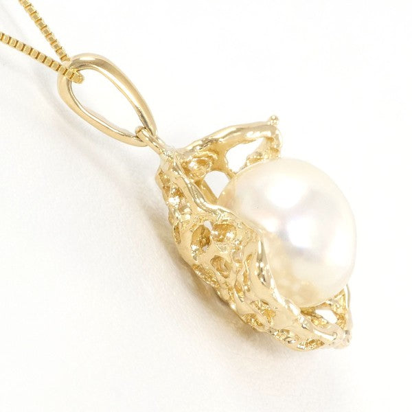 18K Yellow Gold Pearl Necklace for Women - Elegant Pearl Jewelry Gift for Birthday, Anniversary & Wedding | Classic Layered Necklace for Formal Events & Special Occasions