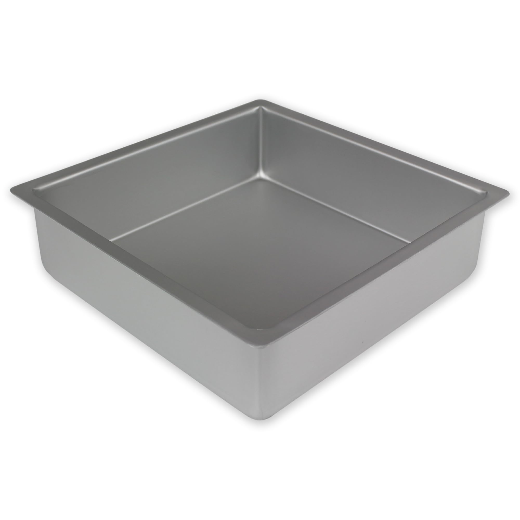 PME Professional 10x3 Inch Aluminum Square Baking Pan for Cakes, Brownies & Bars - Perfect for Home Bakers & Commercial Kitchens