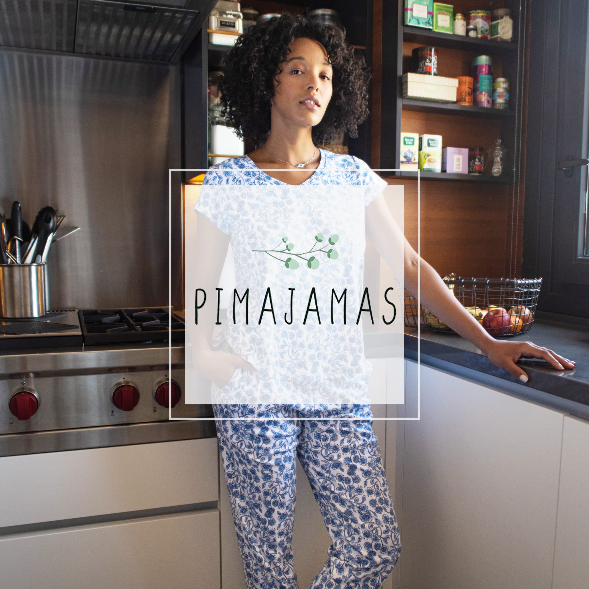 Women's Pajama Sets - 100% Peruvian Pima Cotton Ultra Soft Sleepwear & Loungewear - Valentine's Day Gift for Her - Perfect for Relaxing at Home, Spa Days & Cozy Nights