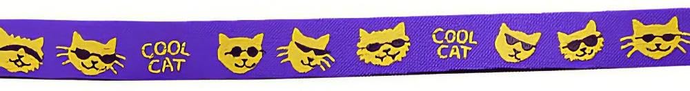 Cool Purple Cat Collar for Playful Kittens - Outdoor & Indoor Use