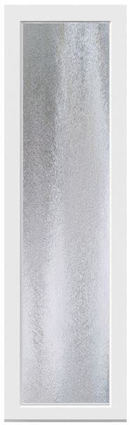 8 x 36 Entry Door Privacy Glass Insert (Chinchilla) - Frosted Glass Panel for Front Doors, Bathrooms & Windows - DIY Home Improvement & Security Solution