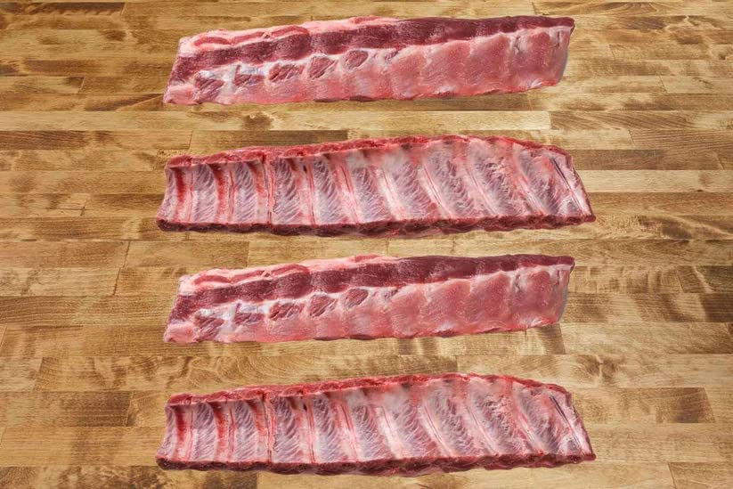 Premium Creekstone Farm Baby Back Ribs - 7 Racks (15-17 lbs) | All-Natural, Fresh Pork Ribs for BBQ, Grilling & Family Gatherings