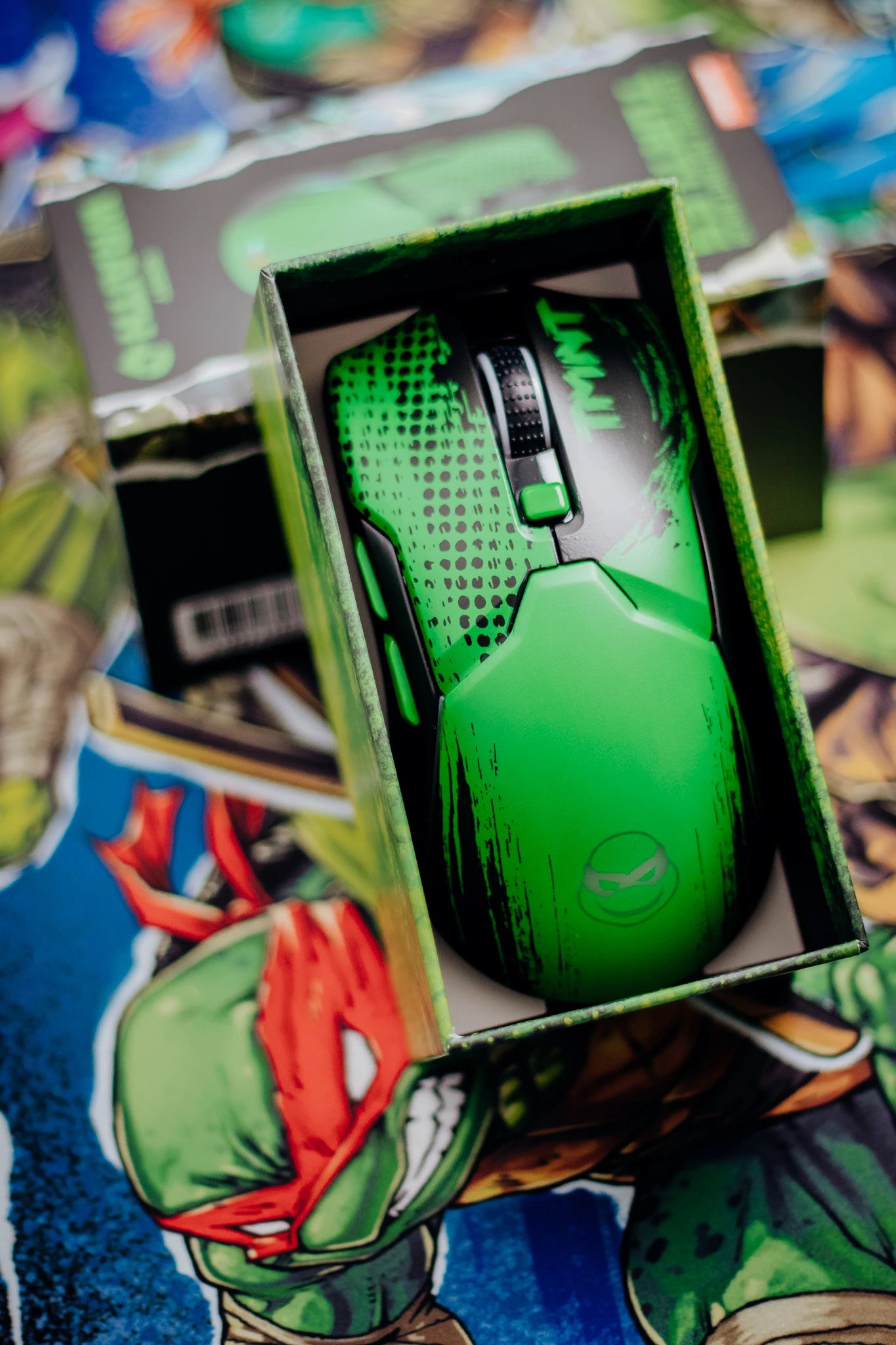 Wraith M3 Pro Gaming Mouse - TMNT Teenage Mutant Ninja Turtles Edition - Ergonomic RGB Gaming Mouse for PC - Perfect for FPS, MOBA & Esports Gaming