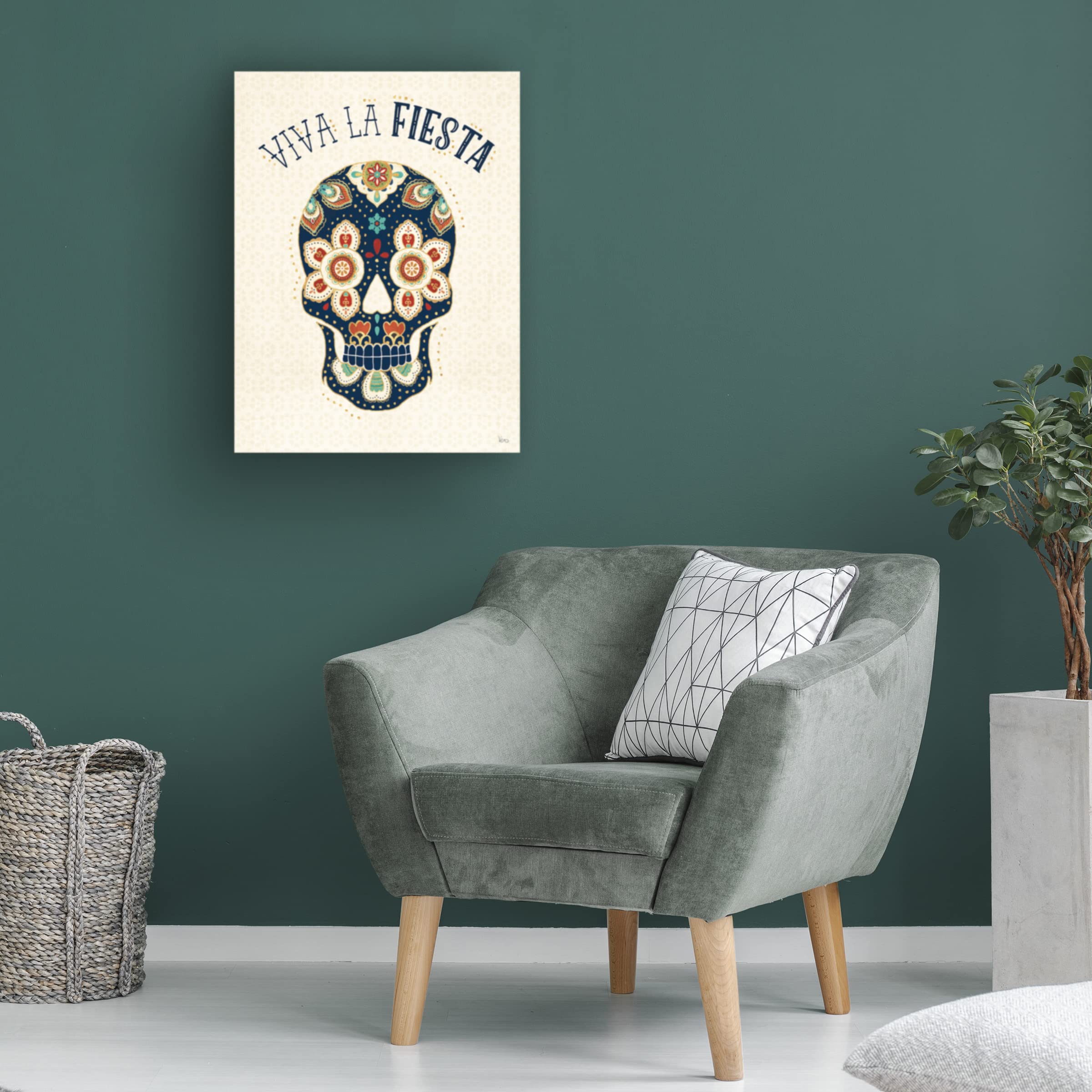 Trademark Fine Art 'La Vida Loca IV' Canvas Wall Art by Veronique Charron - Vibrant Abstract Painting for Living Room, Bedroom & Office Decor