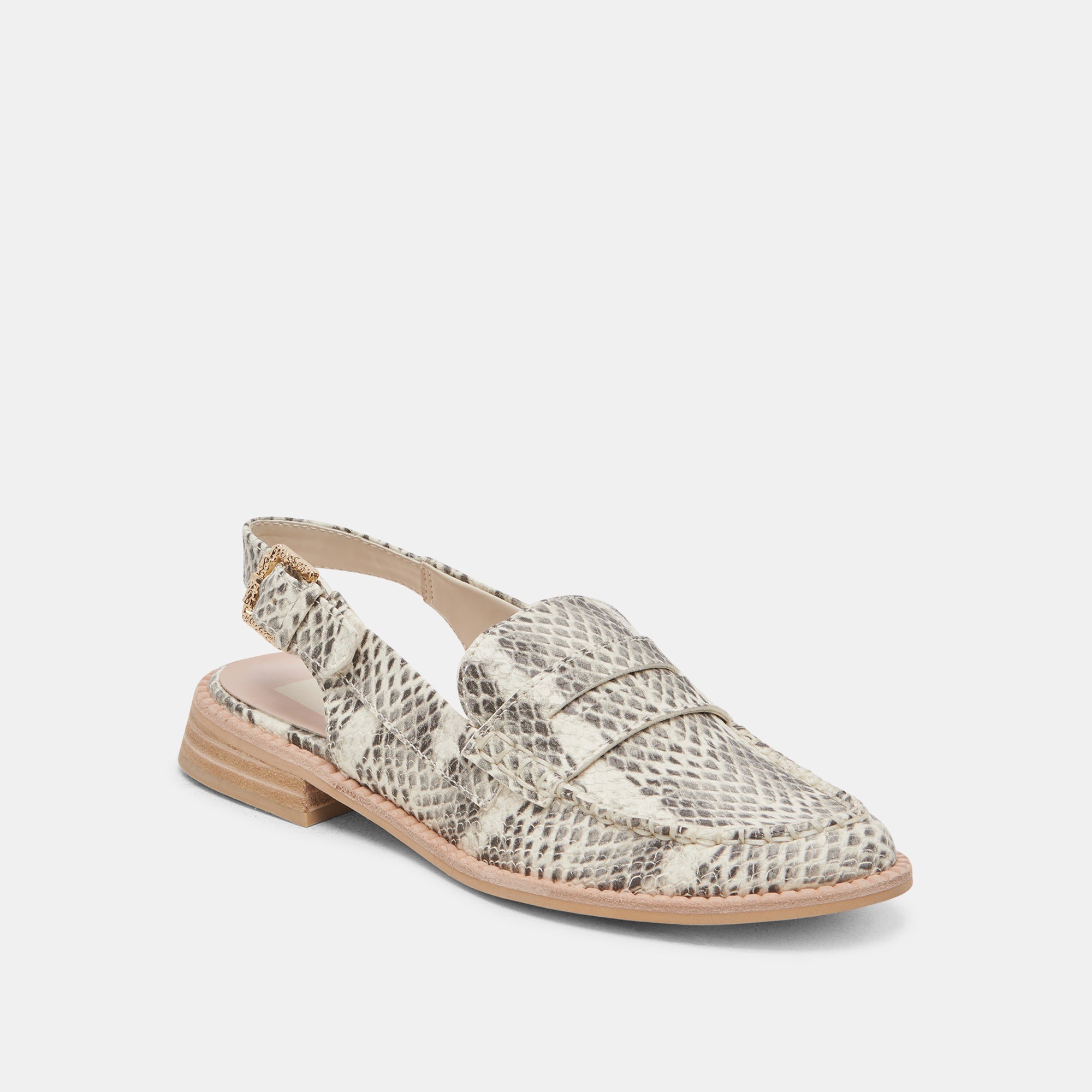 Premium HARDI Loafers for Men - Grey & White Snake Embossed Leather Slip-On Shoes - Comfortable & Stylish for Casual Wear, Office, and Travel