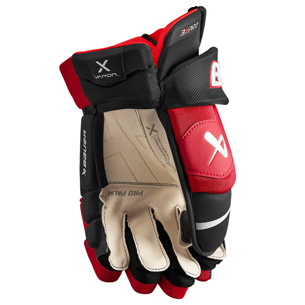 Bauer Vapor 3X Pro Senior Ice Hockey Gloves - Premium Protection for Hockey Players - Perfect for Games, Practices & Competitive Play