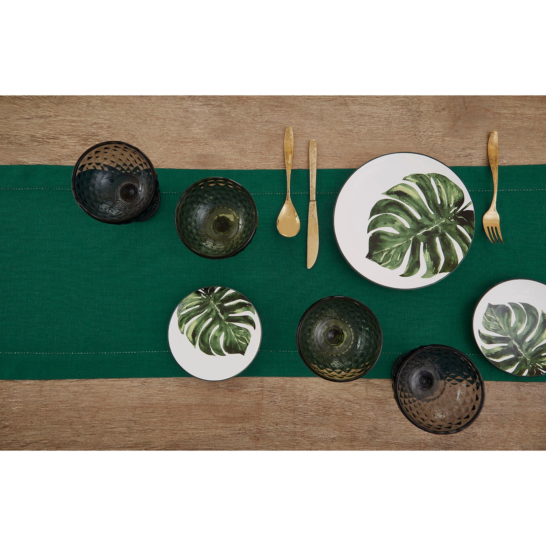 Elegant Classic Hemstitch Table Runner - Premium Linen Dining Decor for Weddings, Parties & Home Styling