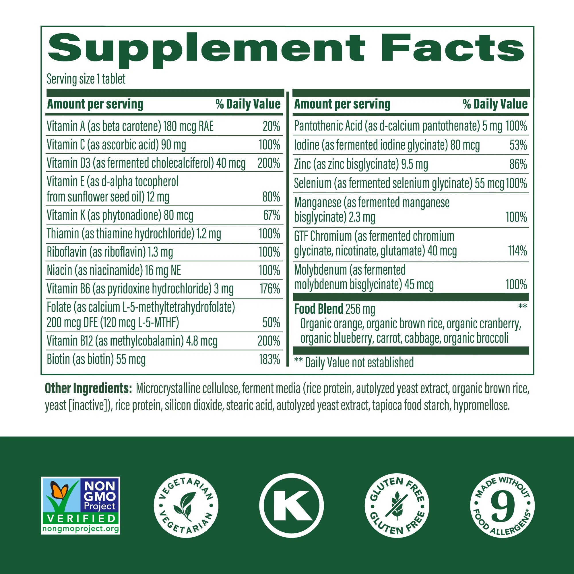 MegaFood Women's 55+ One Daily Multivitamin Supplement for Immune Support, Bone & Heart Health - Essential Vitamins & Minerals for Senior Women - Perfect for Daily Wellness Routine & Active Lifestyle
