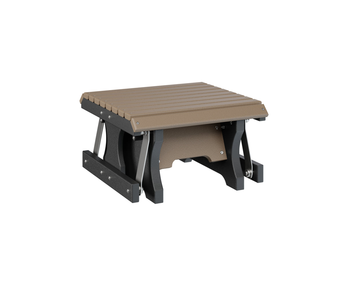 Berlin Gardens Gliding Footstool - Adjustable Comfort Ottoman with Smooth Glide Motion - Perfect for Living Room, Bedroom or Office Relaxation