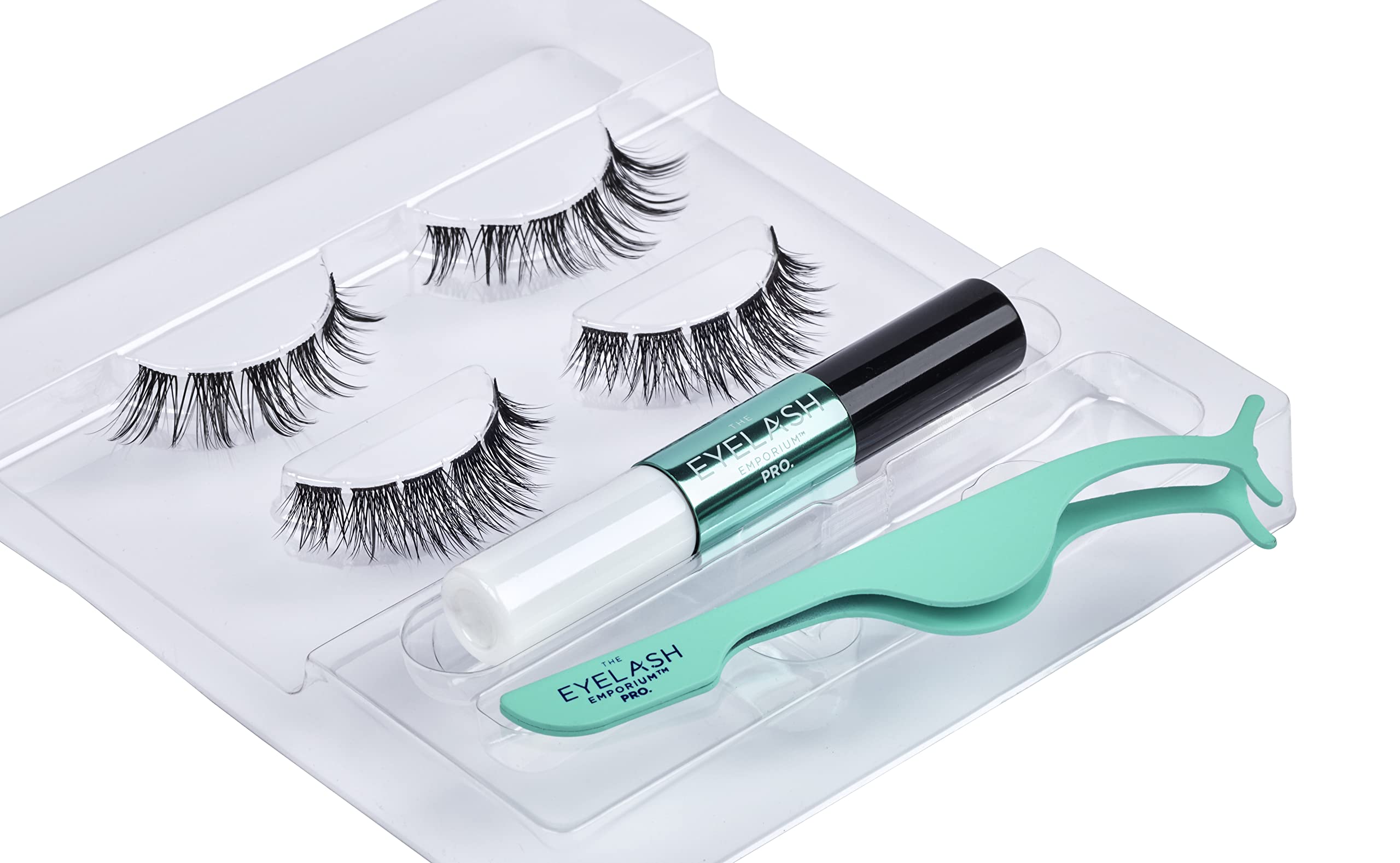 PRO SEAMLASH Deconstructed Strip Lash Kit - Natural Looking False Eyelashes for Dramatic Volume & Length | Perfect for Weddings, Parties & Special Occasions | Black
