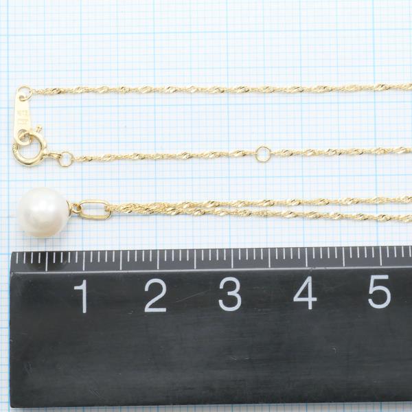 18K Yellow Gold Pearl Necklace for Women - Elegant Luxury Jewelry Gift for Birthday, Anniversary & Wedding - Perfect for Formal Events & Special Occasions
