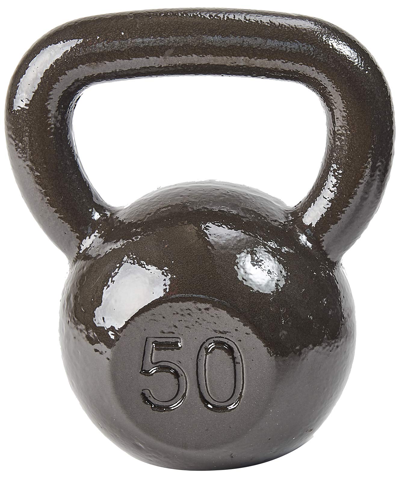 Premium Solid Cast Iron Kettlebell - 5-50lbs Weight Options for Home Gym, CrossFit & Strength Training | Durable All-Purpose Fitness Equipment for Men & Women | Ideal for HIIT, Cardio & Functional Workouts