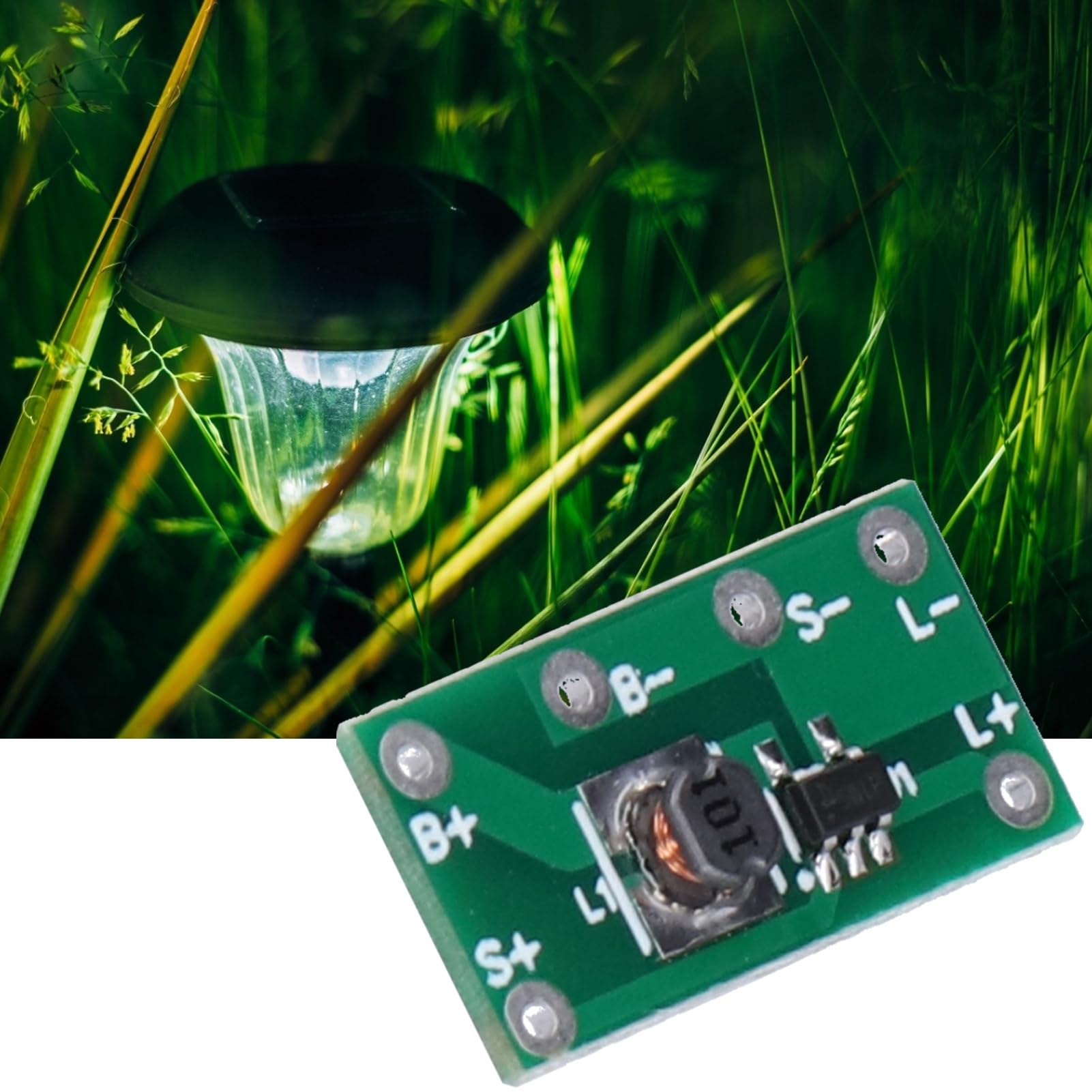 10pcs Solar Control Board Circuit Module - Auto ON/OFF Light Switch for Solar Landscape & Lawn Lights | DIY Solar Charging Panel for Garden, Pathway, Yard Decoration | Waterproof & Energy Efficient Outdoor Lighting Solution