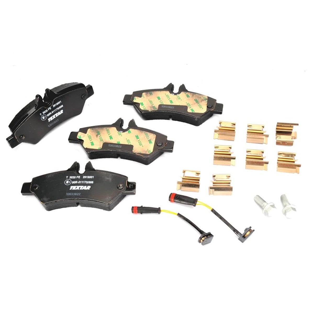 High-Performance 2919001 Disc Brake Pads - Premium Braking System for Cars, Trucks & SUVs - Perfect for Daily Commute, Off-Roading & Heavy-Duty Driving