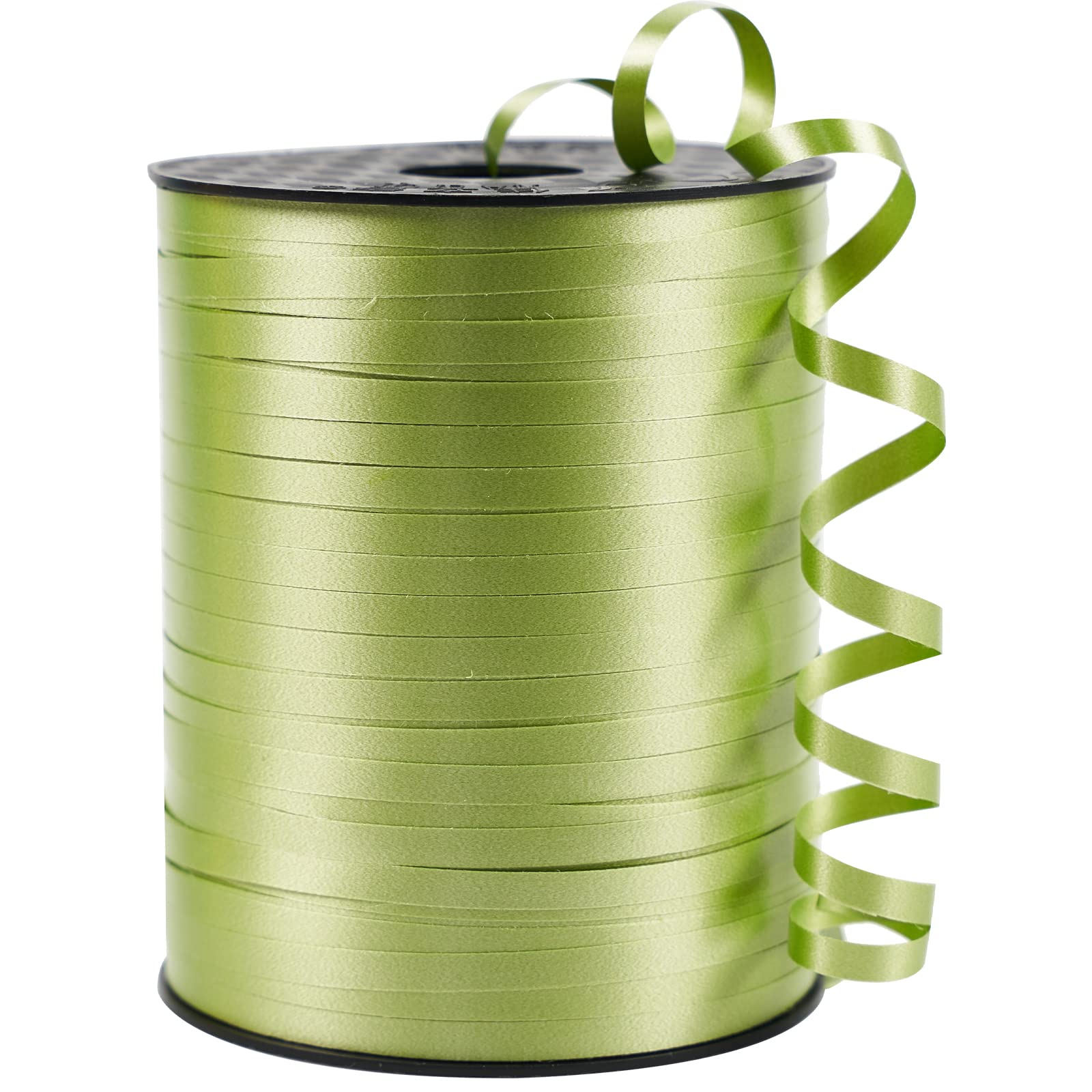 PartyWoo 500 Yards Green Curling Ribbon for Gift Wrapping, Balloon Decorations, Floral Arrangements & DIY Crafts - Perfect for Birthday Parties, Weddings & Holiday Decor (1 Roll)