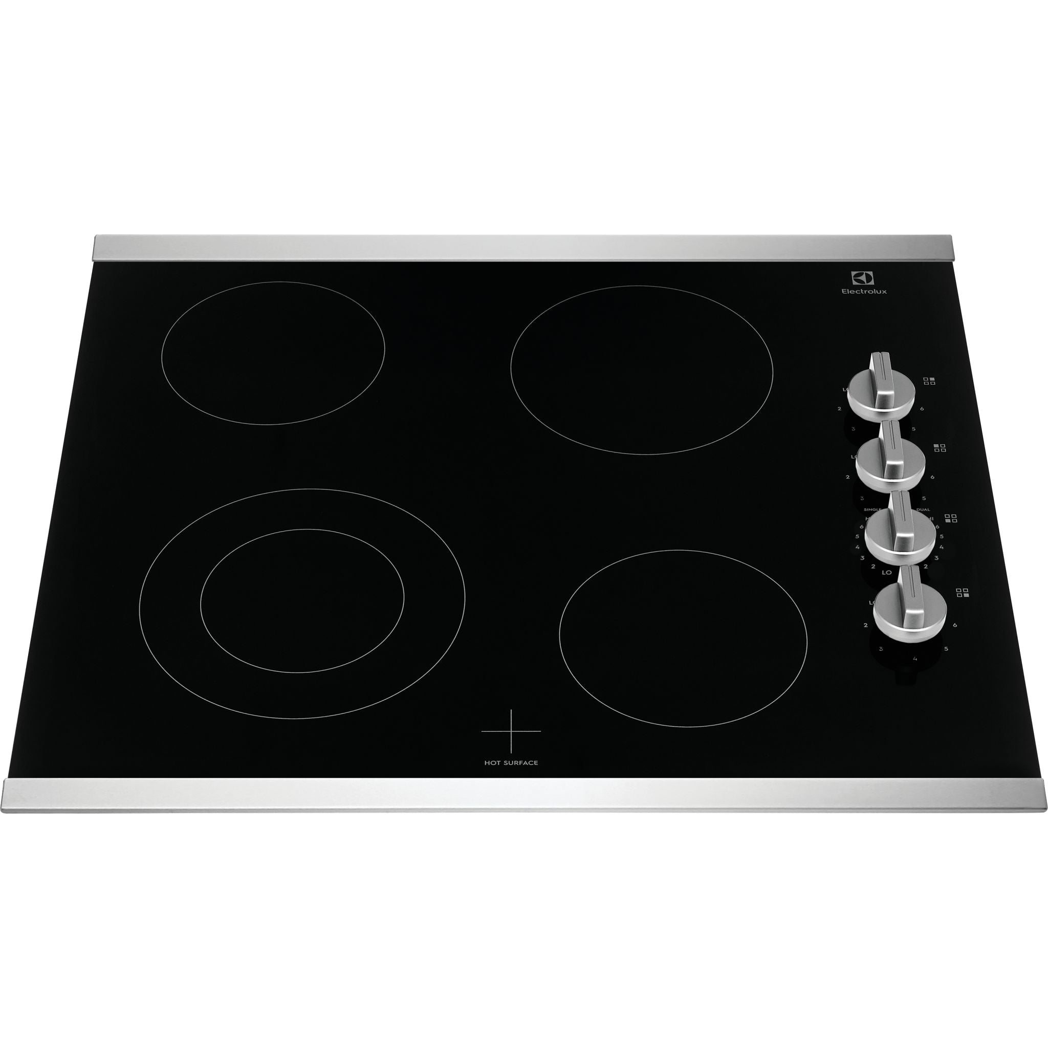 Electrolux 24 Inch Built-In Electric Cooktop ECCE242CAS - Stainless Steel Gas Stove Top for Modern Kitchen Cooking | Perfect for Home Chefs & Small Spaces