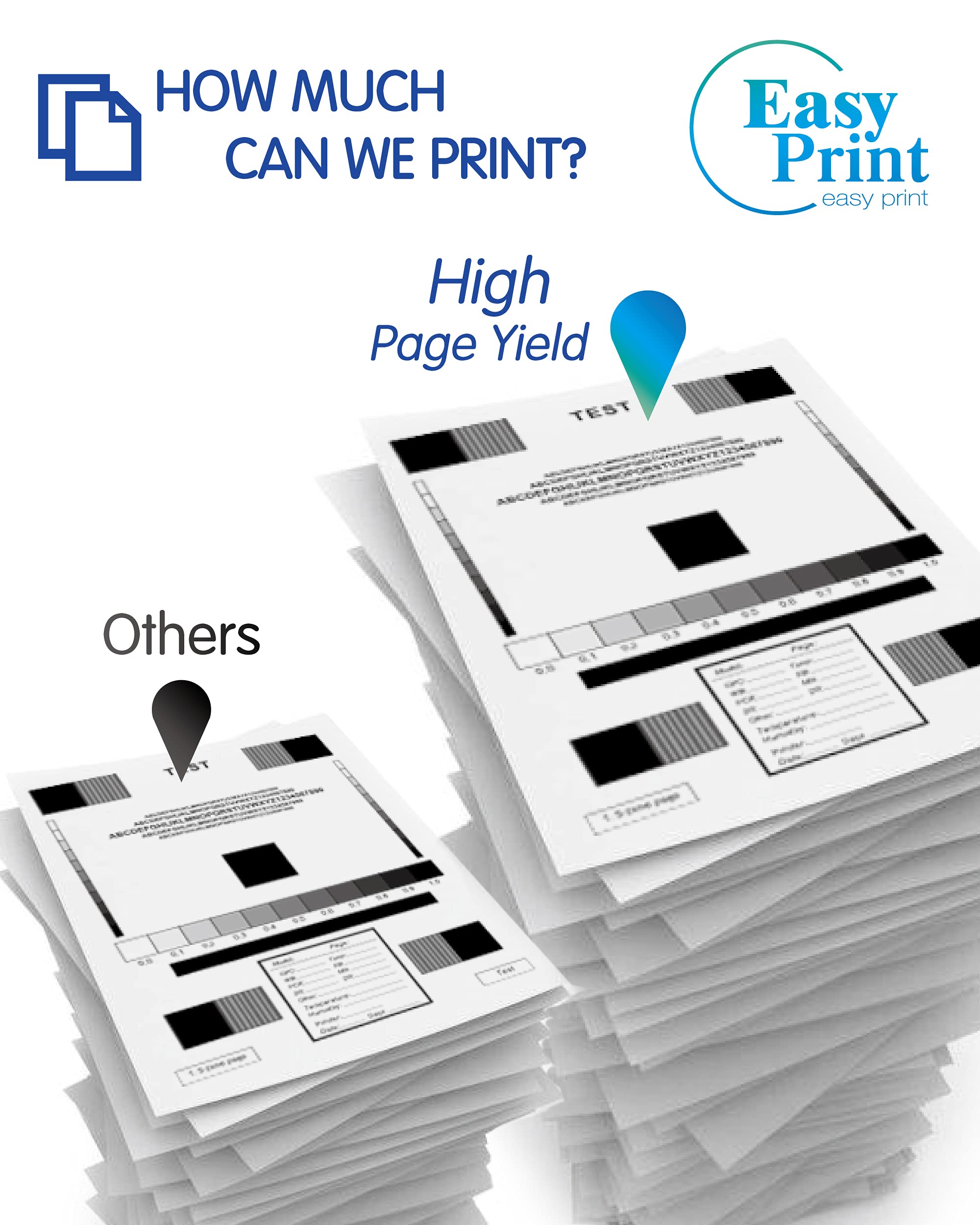 EASYPRINT Compatible HP 940 940XL Ink Cartridge Replacement for Officejet Pro 8000/8500/8500A Printers - 4 Pack Magenta | High-Quality Printing for Home Office & Business Documents